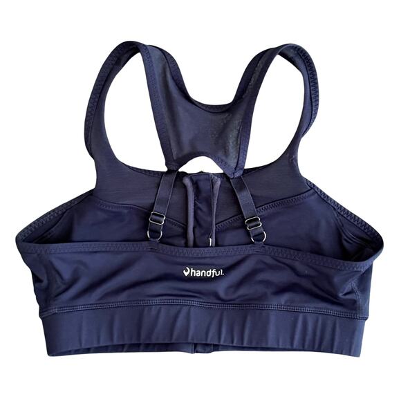 Handful High Impact The Closer Sports Workout Bra in Night Swim Navy - Small - Picture 5 of 6